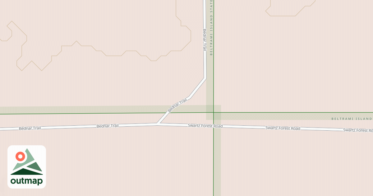 Map of Warroad/Roseau Trails
