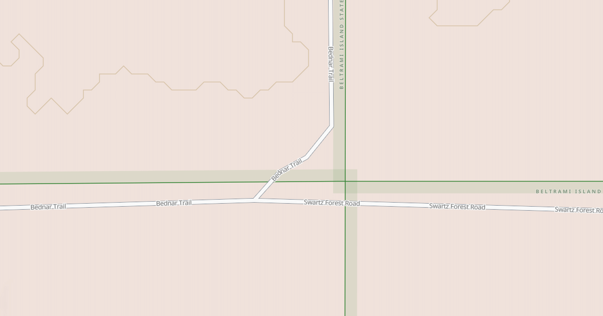 Map preview of Warroad/Roseau Trails