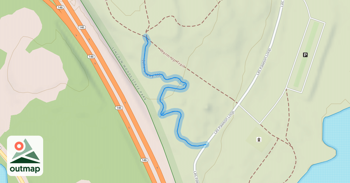 Map of Julie's Way Up