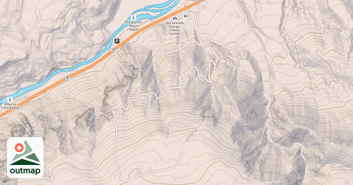 Map of Las Minas Trail