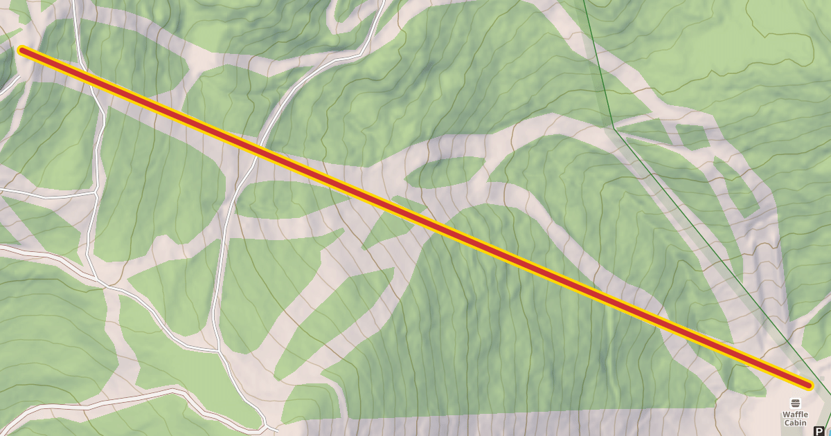 Map preview of Skye Peak Express Quad