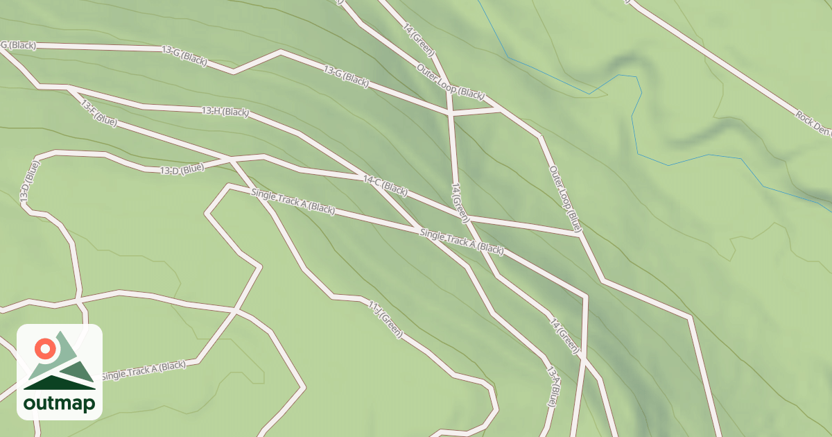 Map of Rock Run ATV Trails