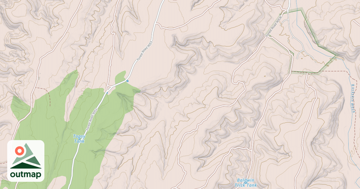 Map of USFS National Forest System Roads {AFBB2C2B-55AB-4283-BEEE-32426EAD2971}