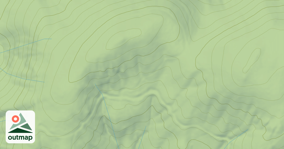 Map of BAKER SPUR A