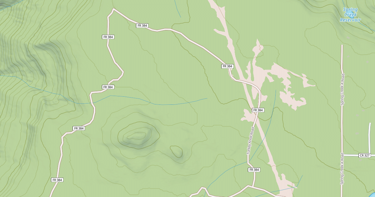 Map preview of TURKEY KNOLL A