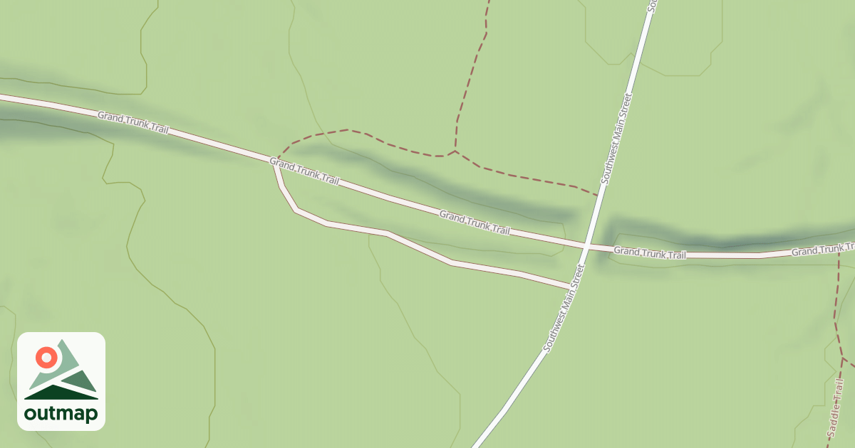 Map of Grand Trunk Trail