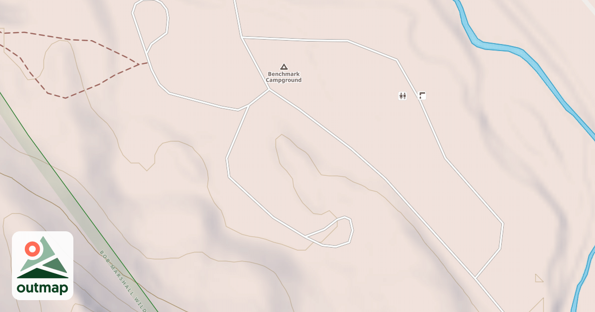 Map of BENCHMARK CAMP C