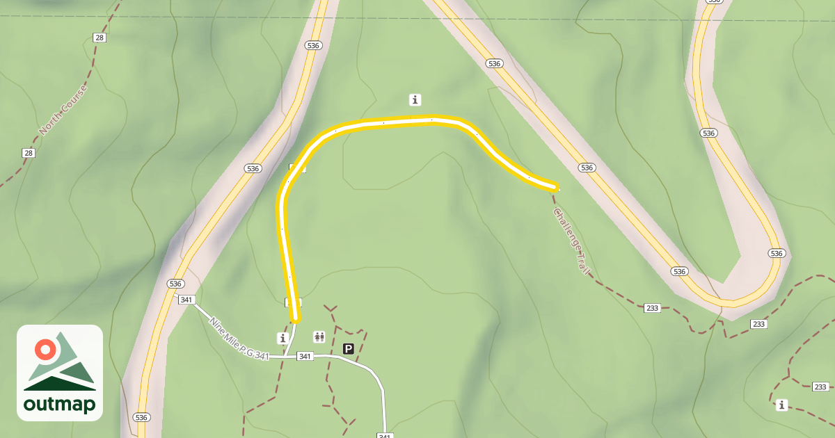 Map of Challenge Trail