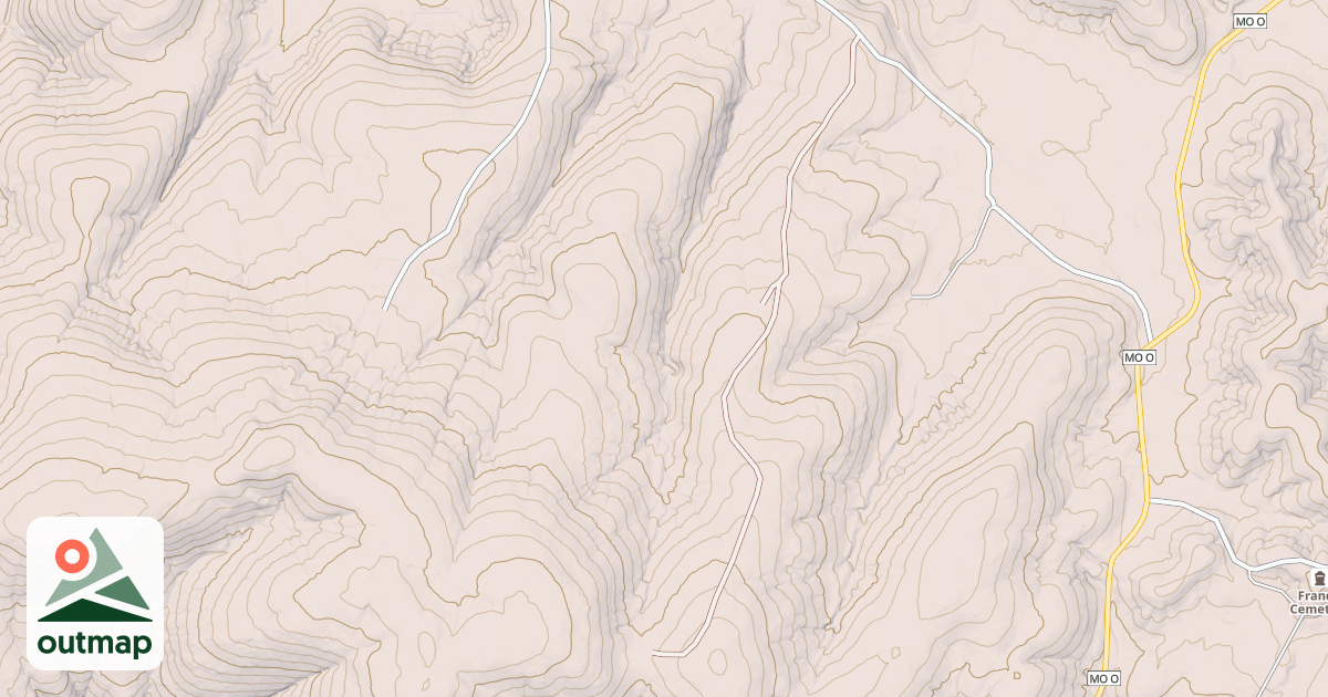 Map of ARNETT MOUNTAIN