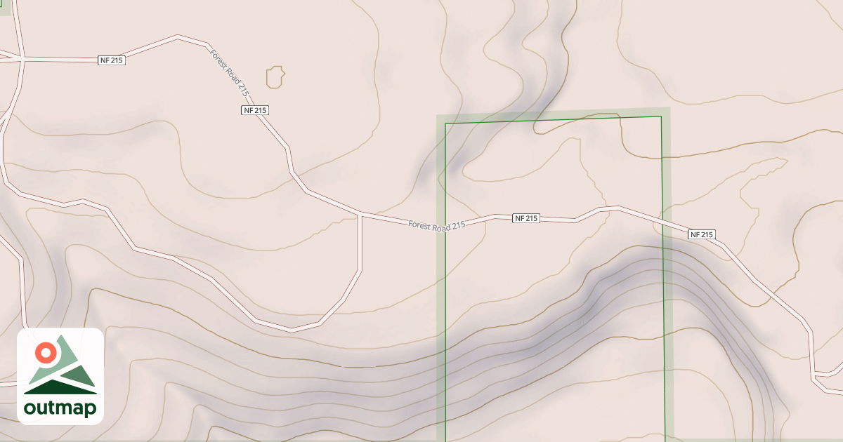 Map of USFS Motor Vehicle Use Map Roads {21B83B73-A440-48B2-8301-603417C560C2}