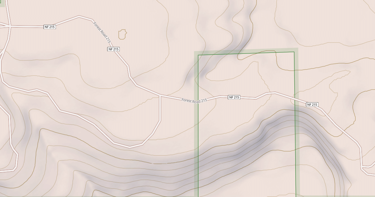 Map preview of USFS Motor Vehicle Use Map Roads {21B83B73-A440-48B2-8301-603417C560C2}