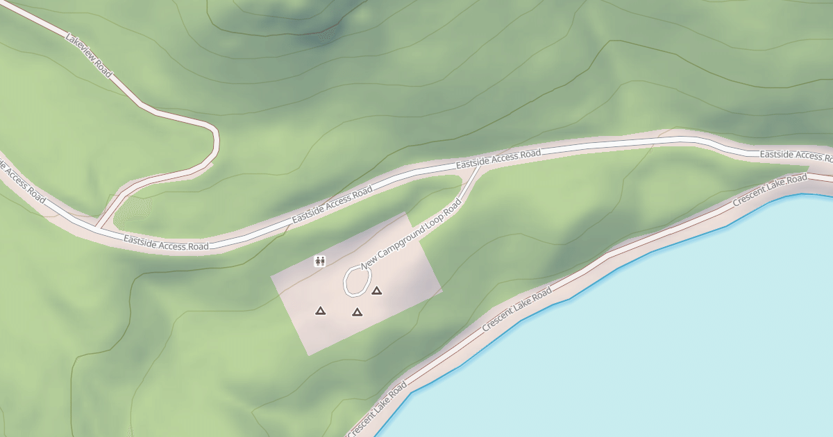 Map preview of NEW CAMPGROUND LOOP