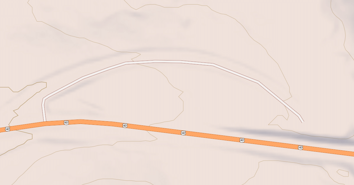 Map preview of HIGHWAY 40 OVERLOOK