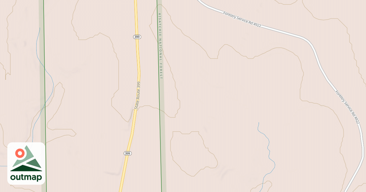 Map of USFS Motor Vehicle Use Map Roads {B79FFF01-0E6D-4079-A789-2C076E7F24F9}