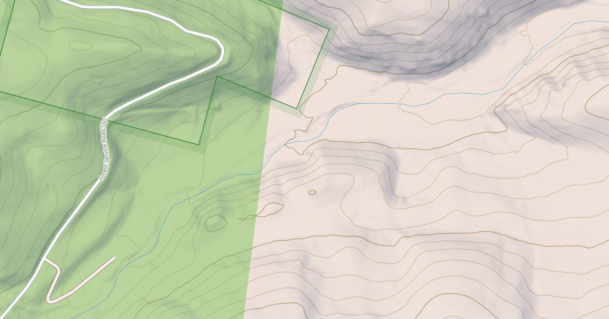 Map preview of HOG PARK SPUR 2W