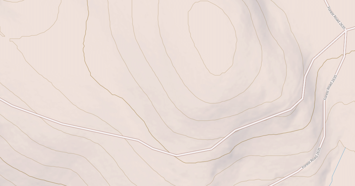 Map preview of N FORK BRIDGE CRK MAJOR L MRS