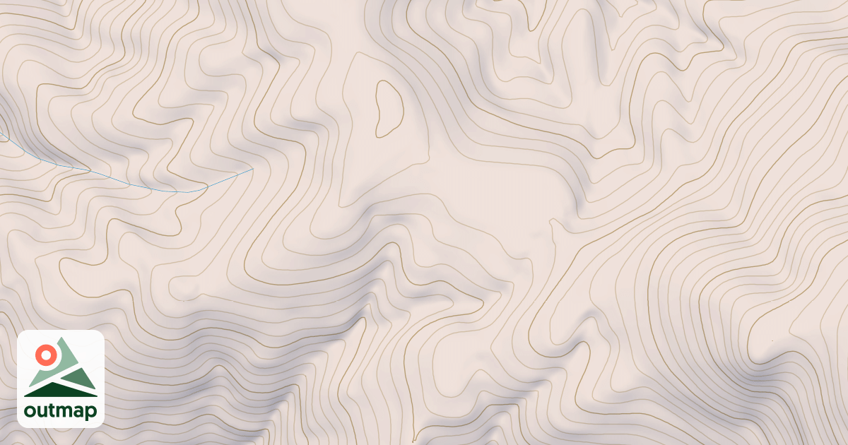 Map of Blue Point Ridge