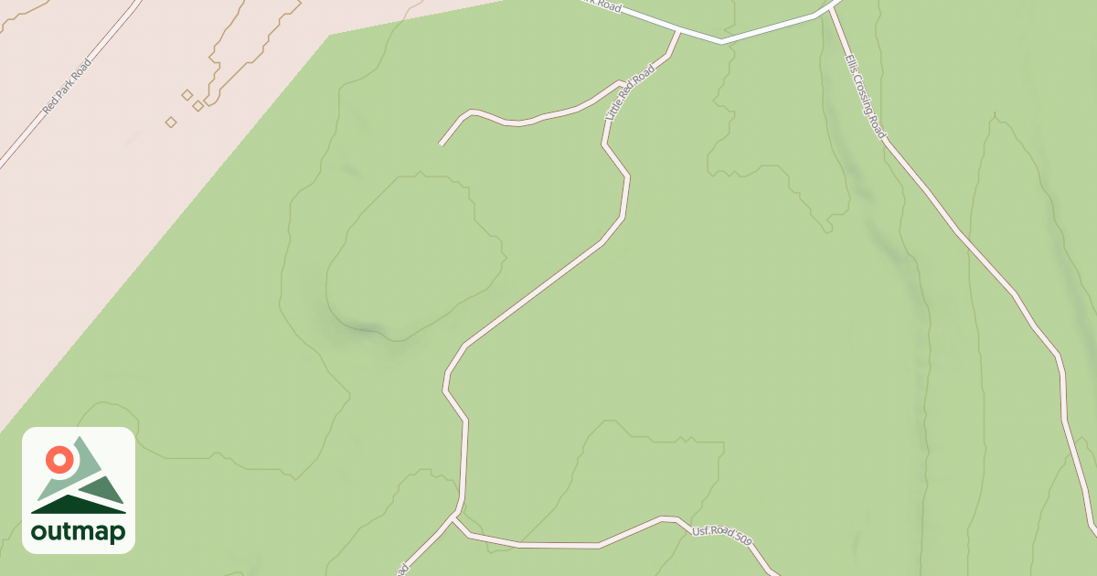 Map of LITTLE RED
