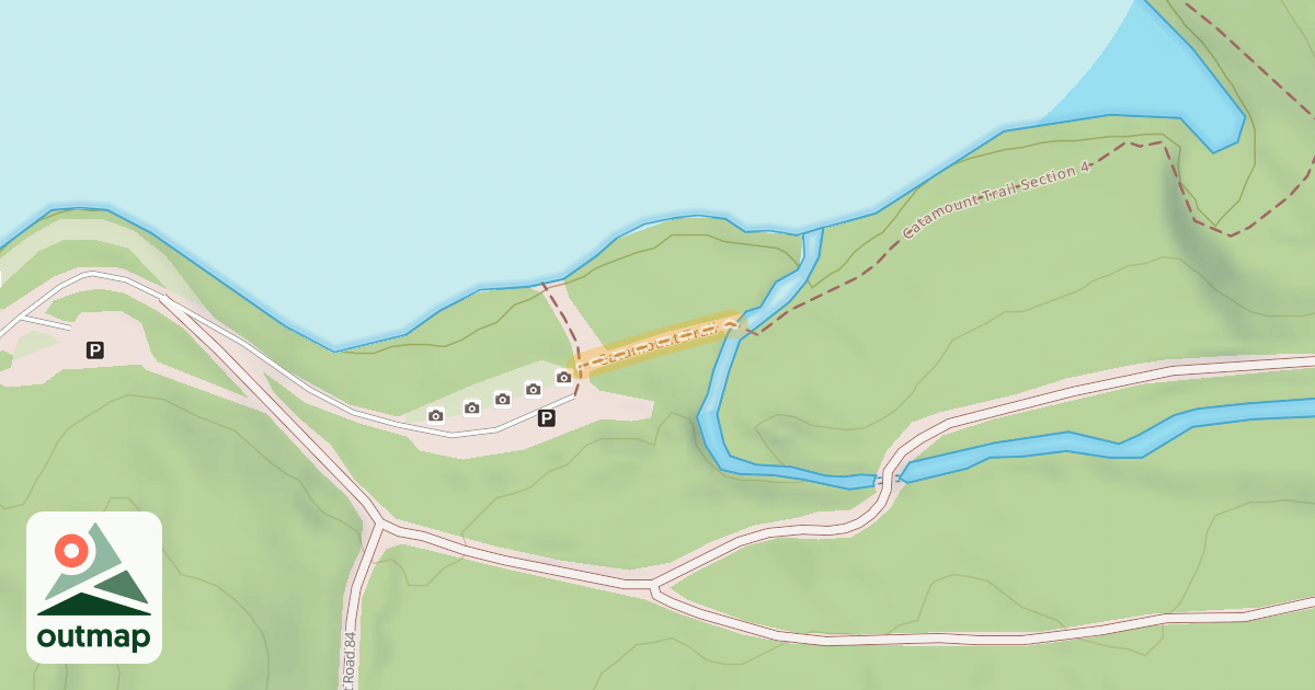 Map of Catamount Trail