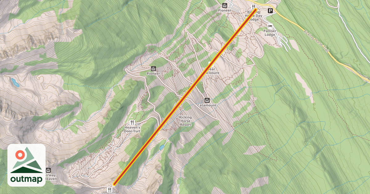 Map of Golden Eagle Express