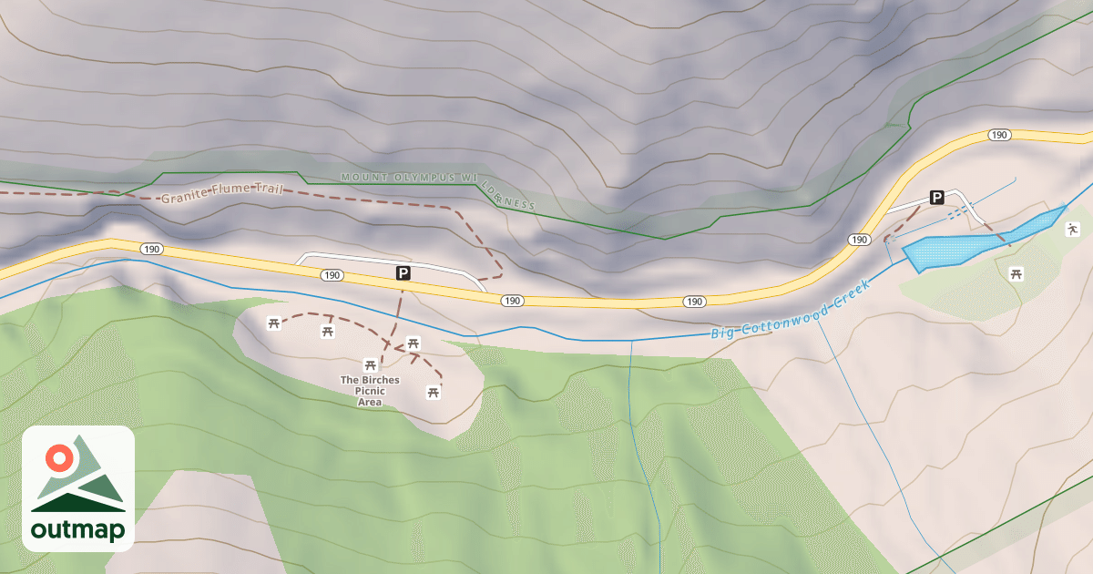 Map of BIRCHES PICNIC AREA-A