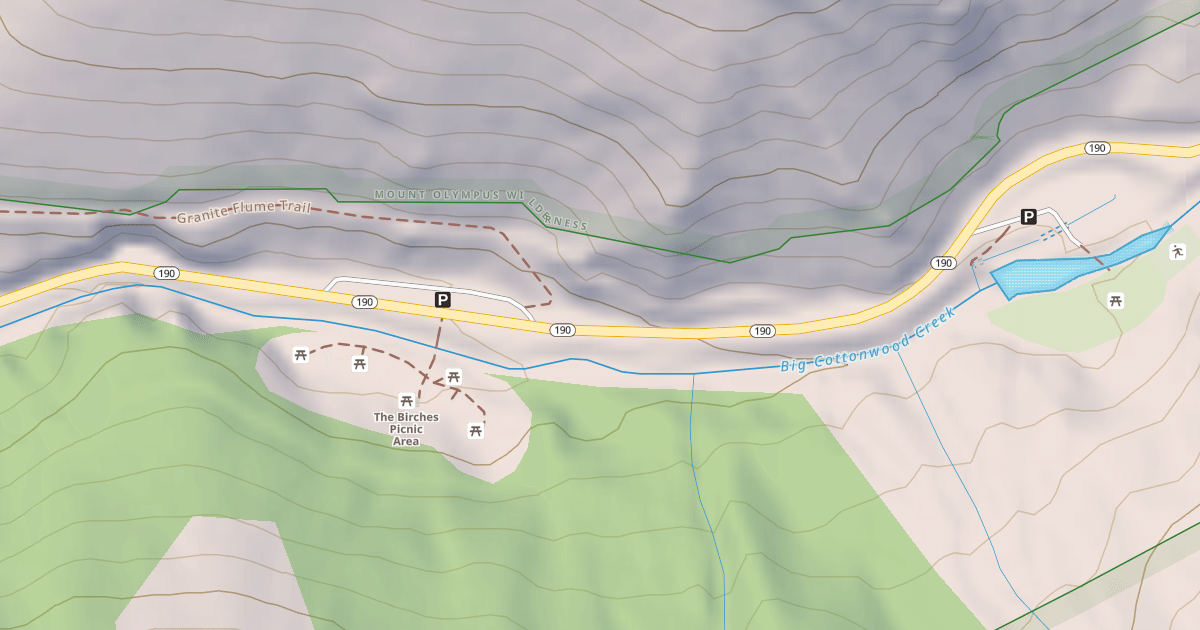Map preview of BIRCHES PICNIC AREA-A