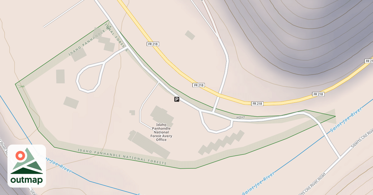 Map of HOYT OFFICE