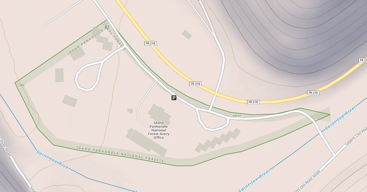 Map preview of HOYT OFFICE