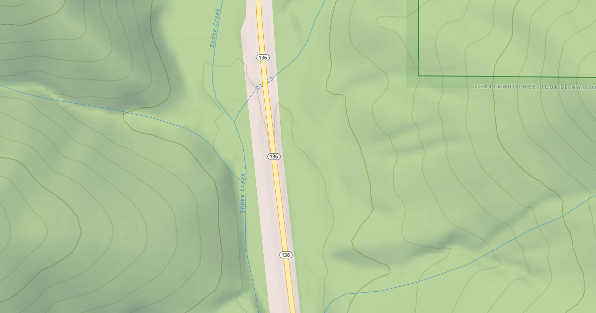 Map preview of SNAKE CREEK