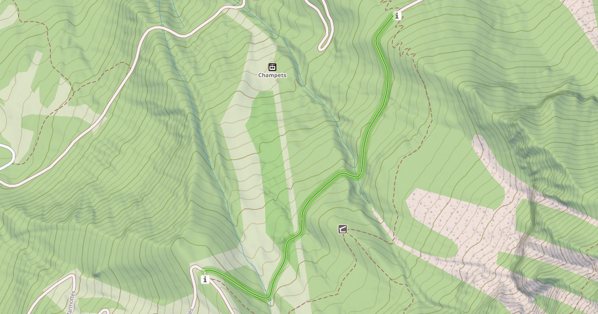 Map preview of Les Chamois
