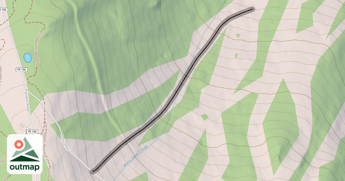 Map of Gandy Dancer