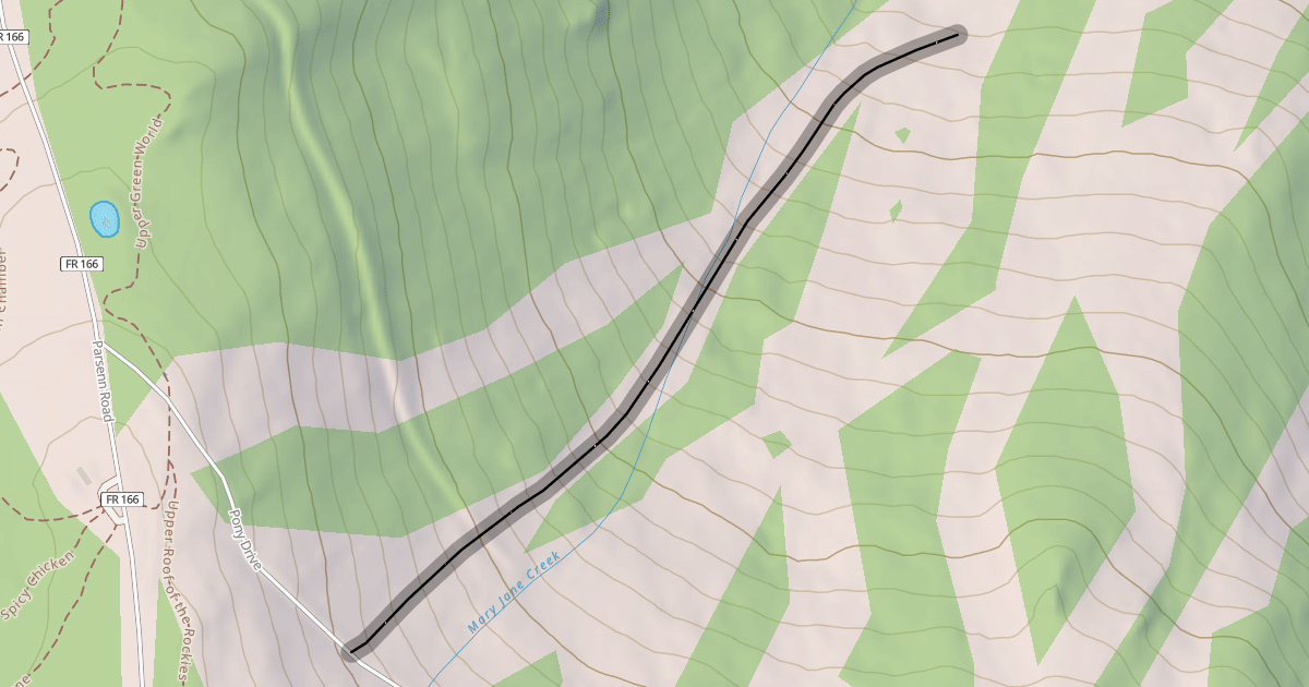 Map preview of Gandy Dancer