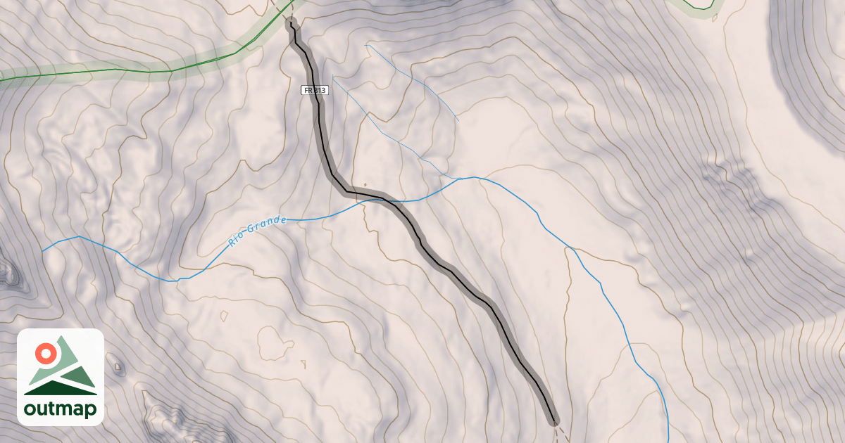 Map of Continental Divide NST