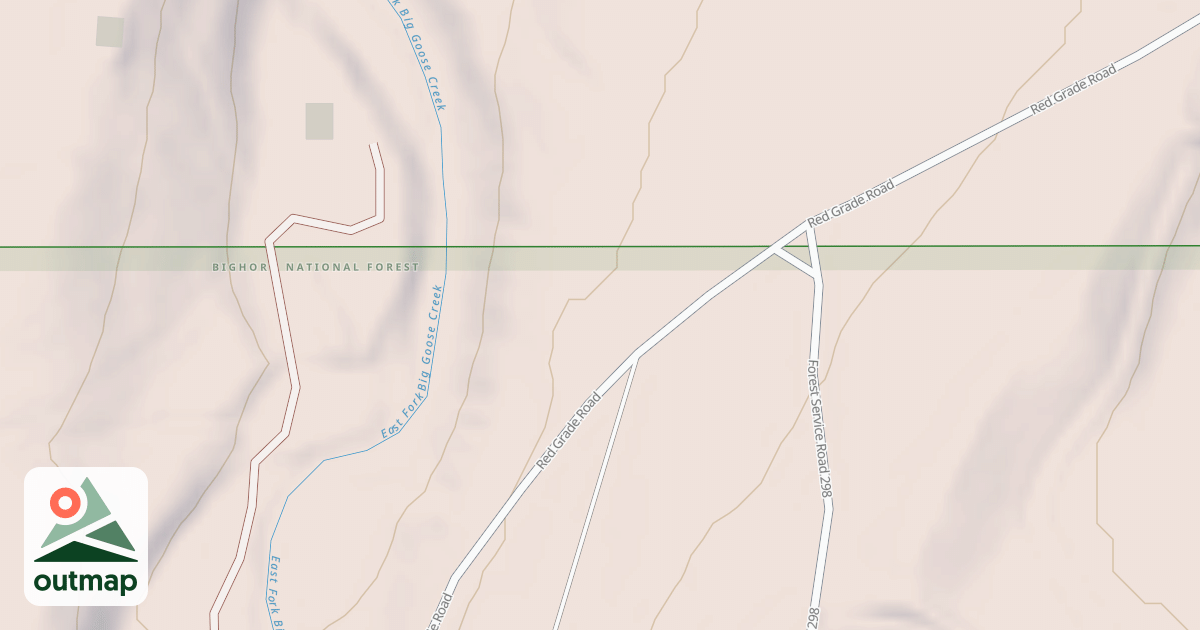 Map of DOTY CABIN