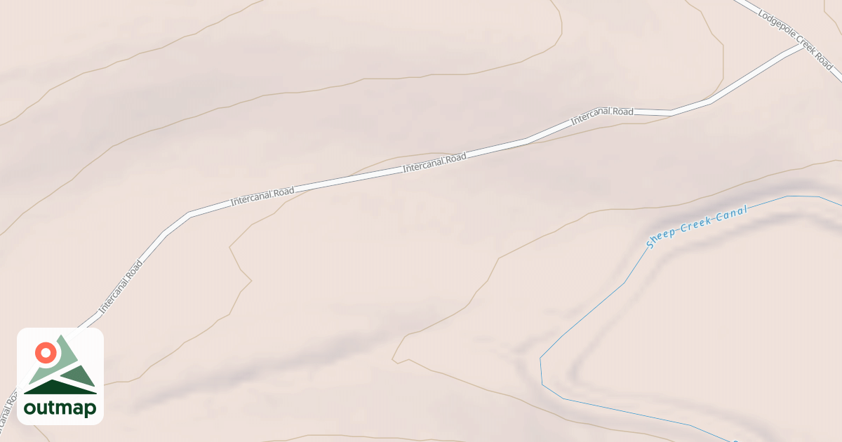 Map of INTERCANAL DISPERSED A