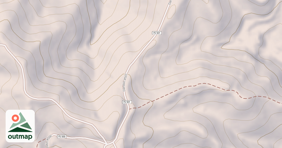 Map of Danskin #501