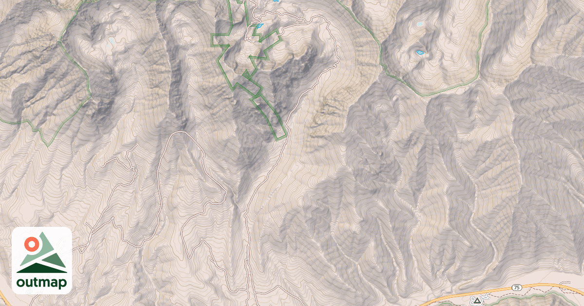 Map of BOULDER CREEK
