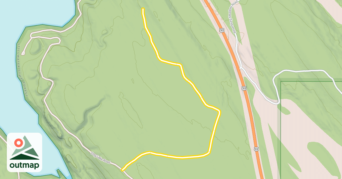 Map of Lower Grizzly