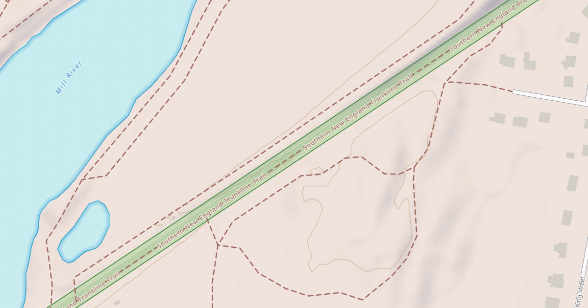 Map preview of Southern New England Trunkline Trail