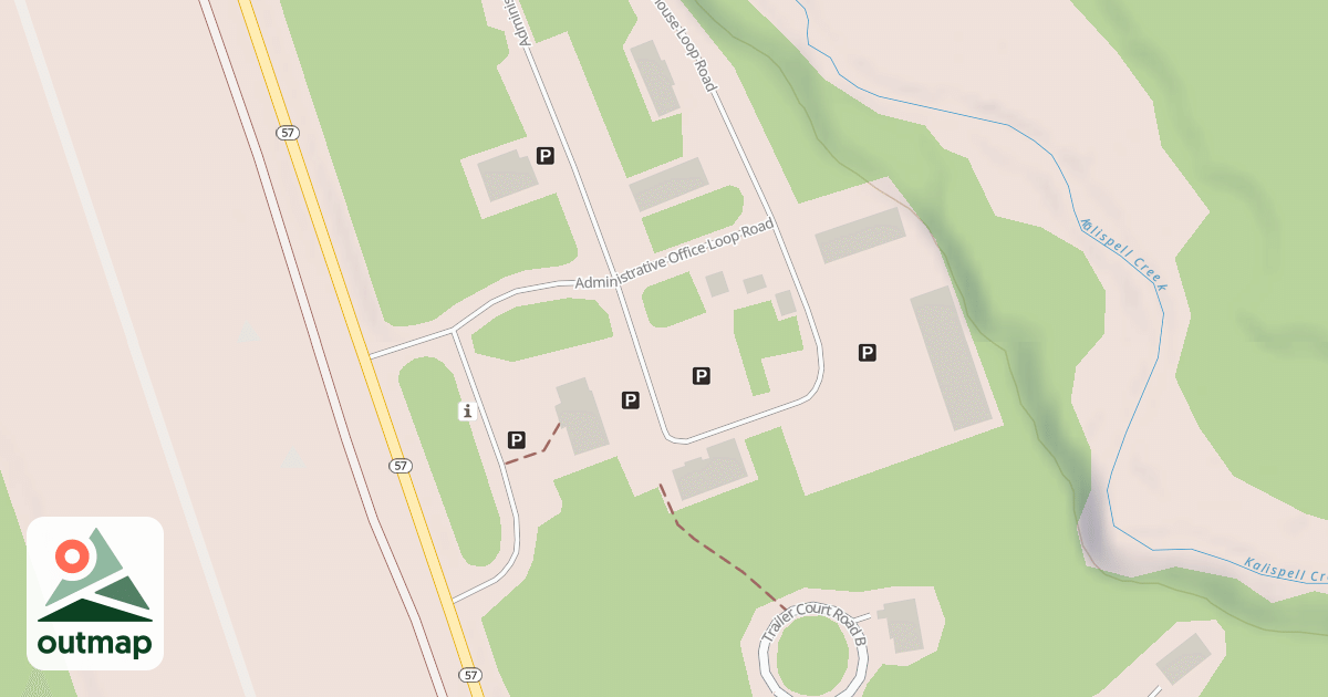 Map of ADMIN OFFICE LOOP