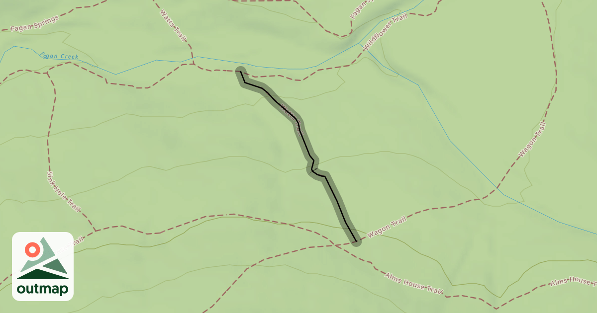 Map of Watts Trail