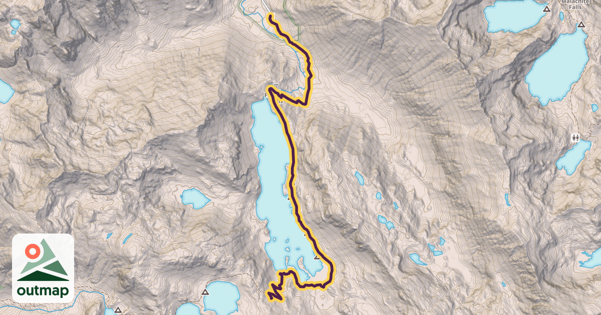 Map of Dorothy Lake Trail