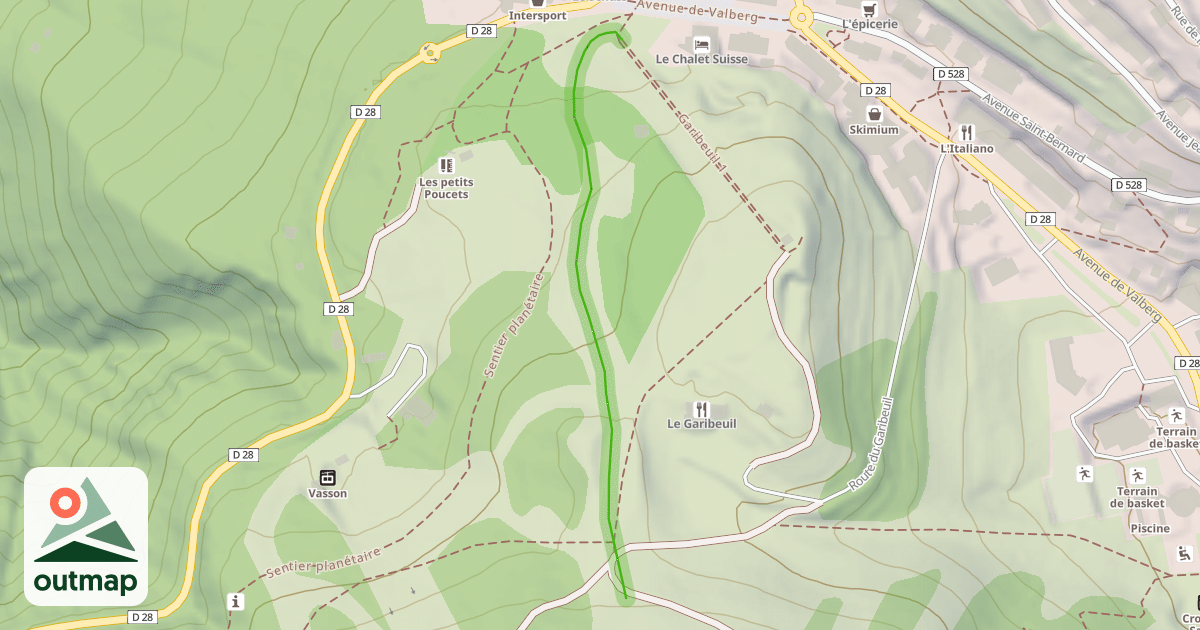 Map of Gentianes