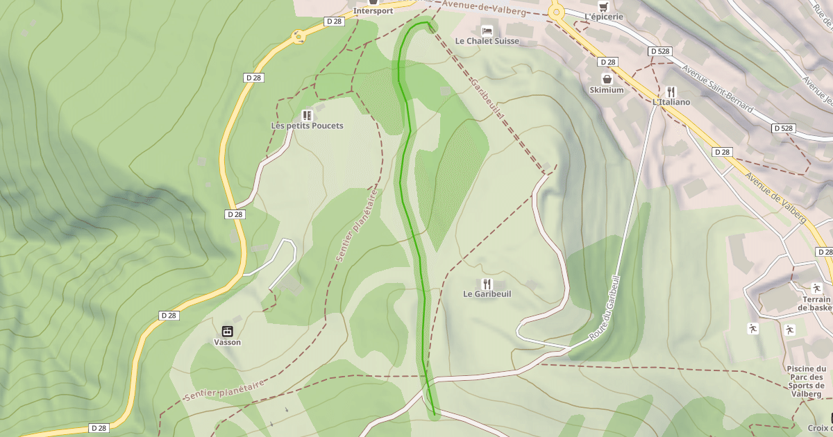 Map preview of Gentianes