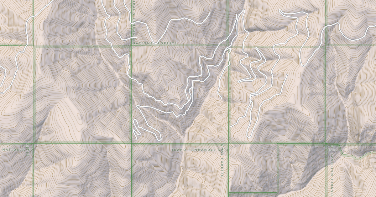 Map preview of HOODOO LITTLE NORTH FORK