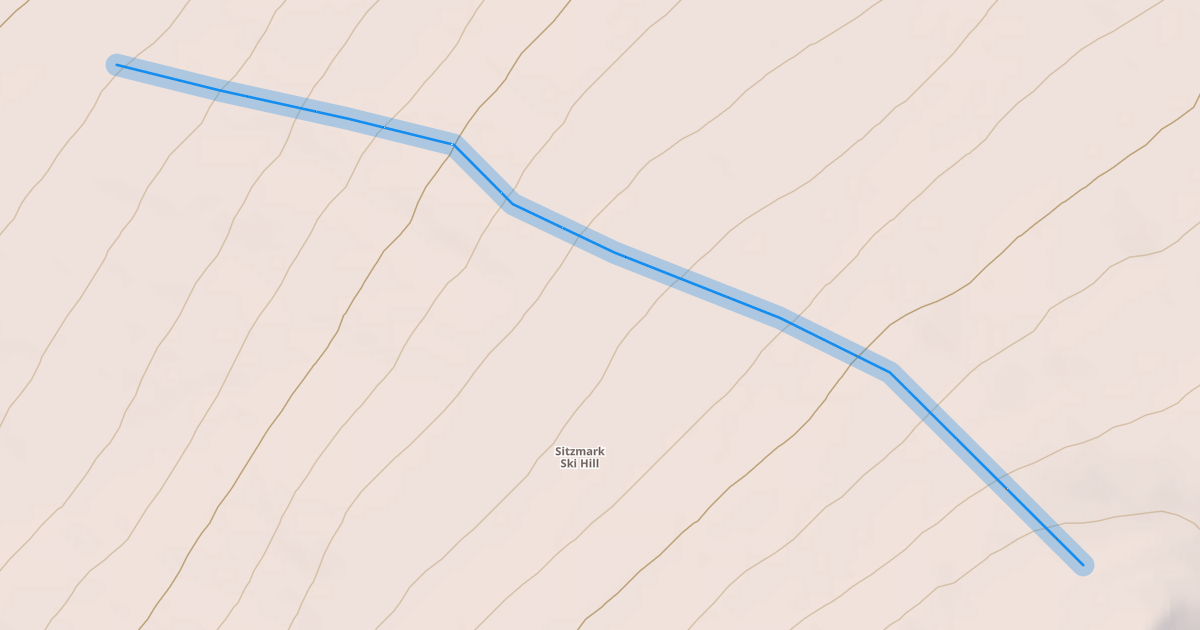 Map preview of North Face