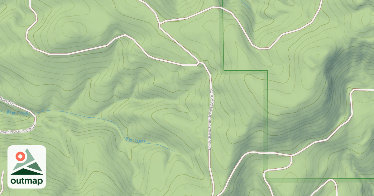 Map of WILDCAT RIDGE
