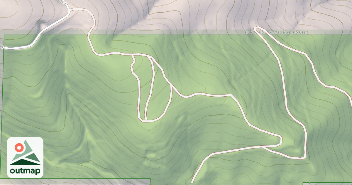 Map of DARK CANYON