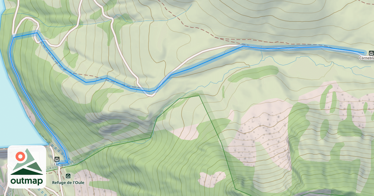 Map of L'Oule