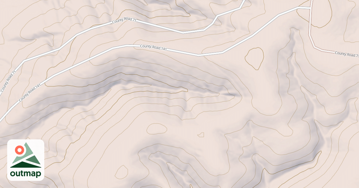 Map of SADDLE BACK